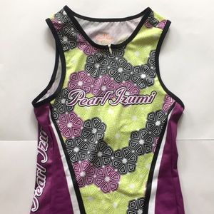 Purple, green, black, pearl Izumi,